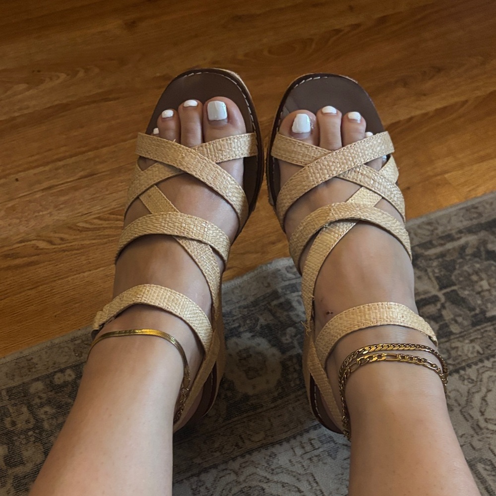 Corkys Tan Strappy Women's Sandals